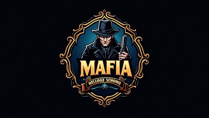 design wonderful mafia mascot logo design with unlimited revision