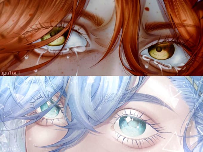 draw your vtuber, roblox, minecraft, original character eyes
