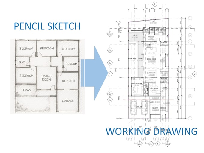 draw floor plan architecture and interior layout