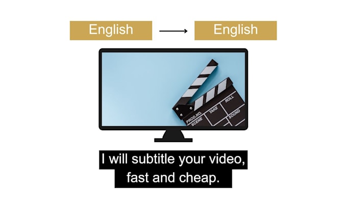 subtitle your english video, fast