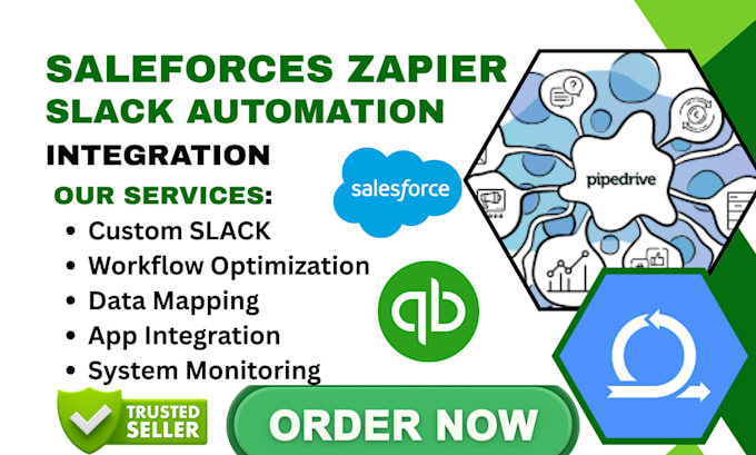 integrate slack to saleforce via zapier for task automation marketing snov  CRM