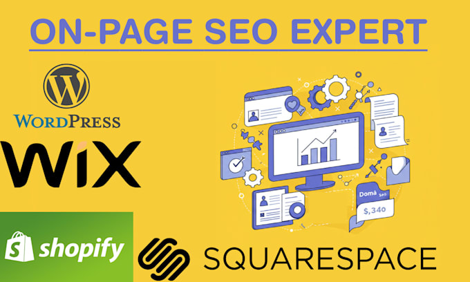 ecommerce onpage SEO expert for wordpress, shopify, wix website
