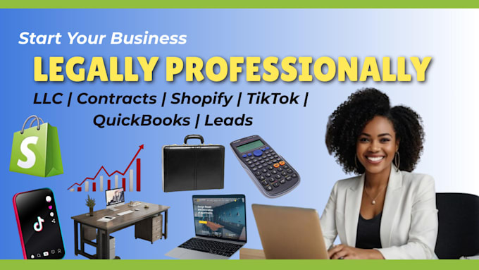 help you start your business with llc formation, contracts shopify setup lead