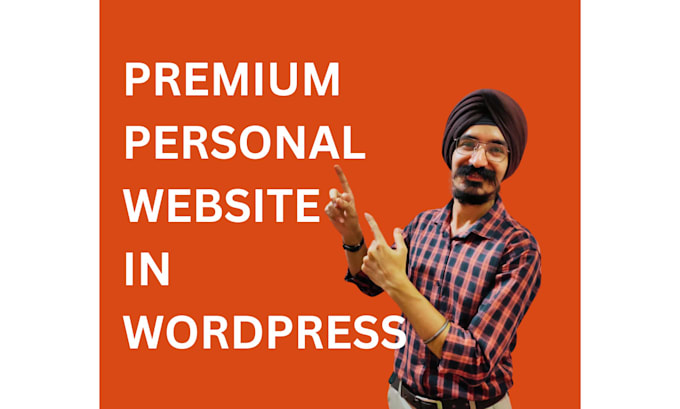 create premium personal website