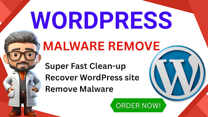 wordpress malware removal, clean malware, fix hacked wordpress website