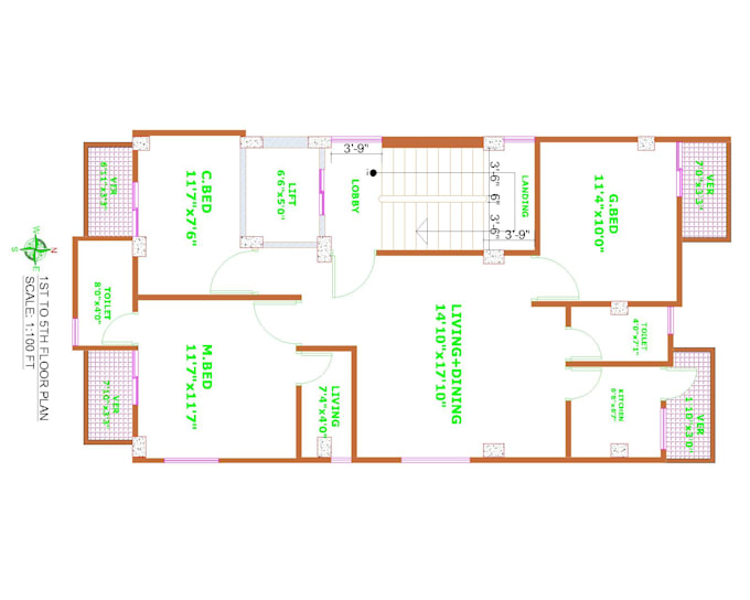 create professional 2d  3d floor plans and elevations