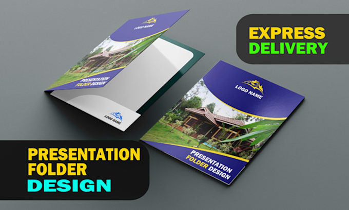 design professional modern presentation folder in 24 hrs
