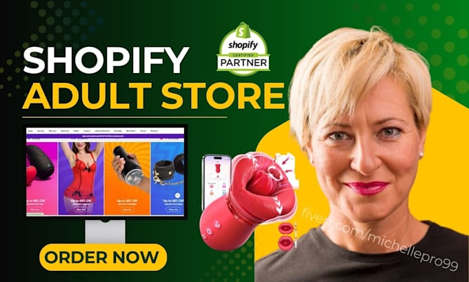 build and optimize adult shopify store, adult toys store, lingerie website