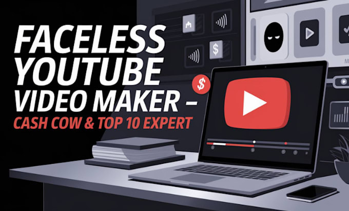 create faceless cash cow youtube videos editing