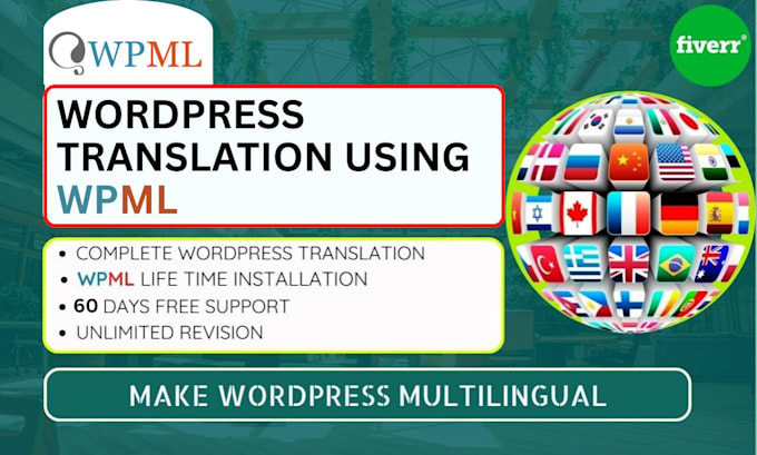 fix, configure, and translate your wordpress website using wpml