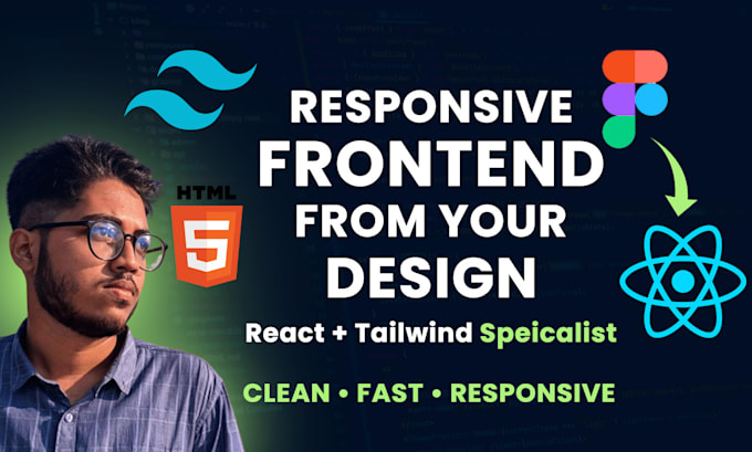 convert figma to HTML, figma to react, figma to tailwind CSS