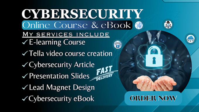 write cybersecurity ebook, online course, data science, flow chart, ebook writer