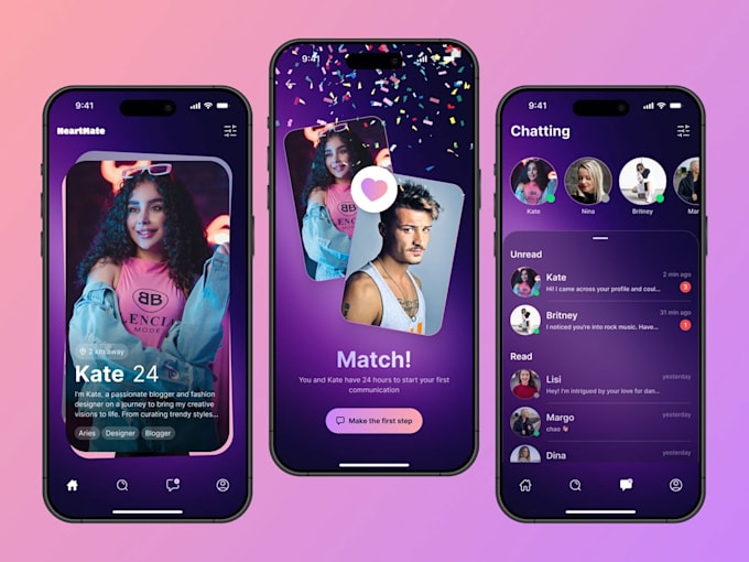 develop ai dating app, ai mobile app, ai dating app development, ai social app