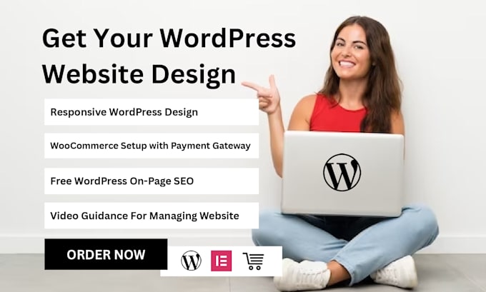design, redesign, or customize your business wordpress website