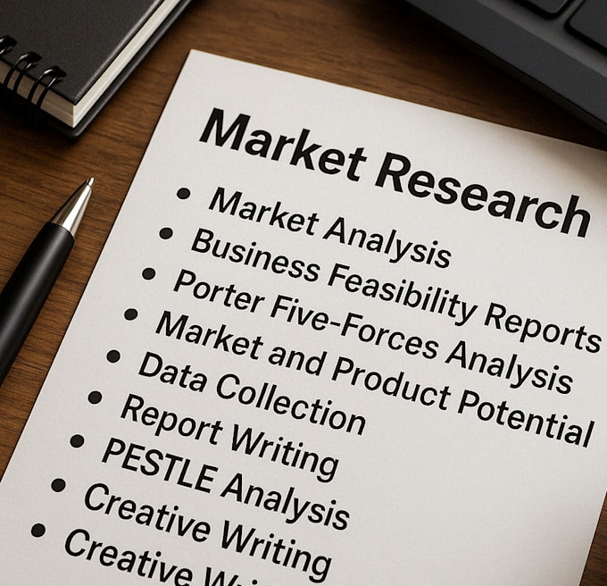 do market research swot analysis report writing