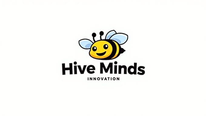 do awesome bee mascot logo design