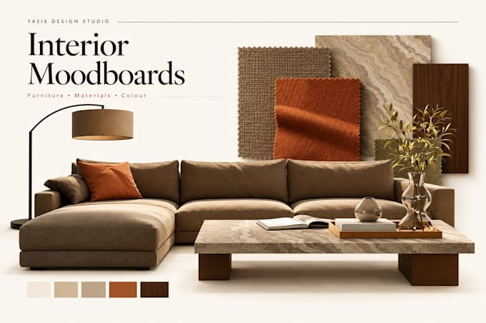 create an interior mood board and furniture layout for your room