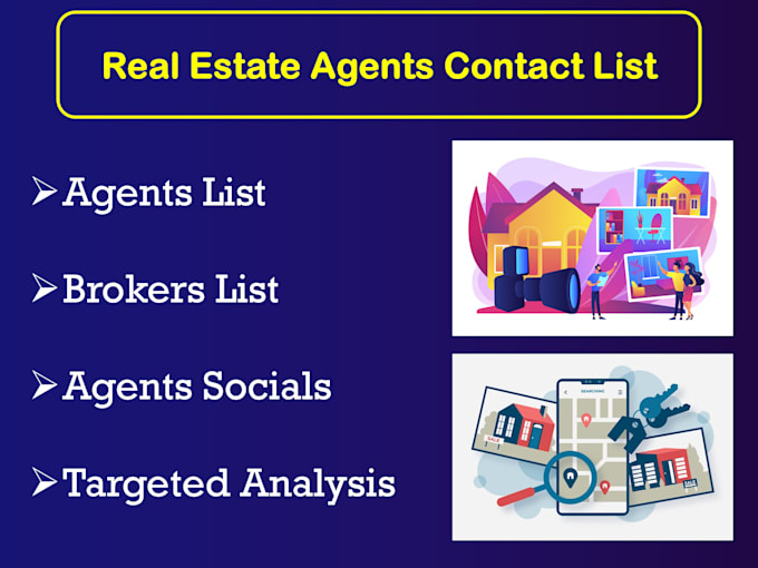 scrape real estate agent leads