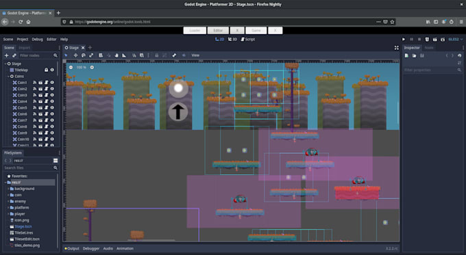 develop custom game mechanics and prototypes in godot
