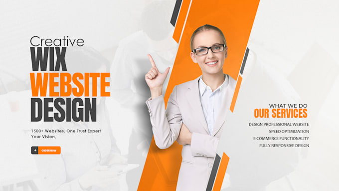 design wix website and redesign a business wix website