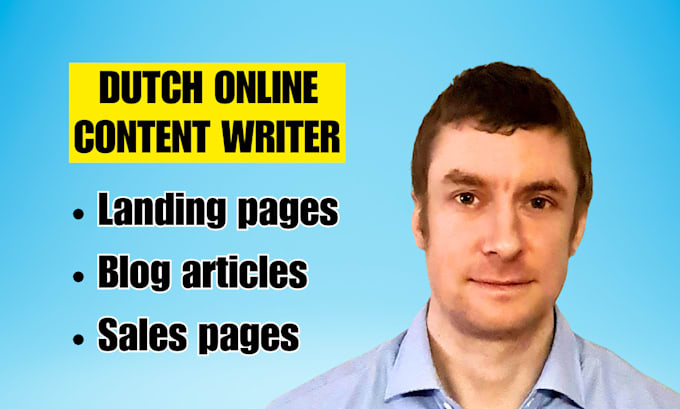 write SEO friendly dutch website content