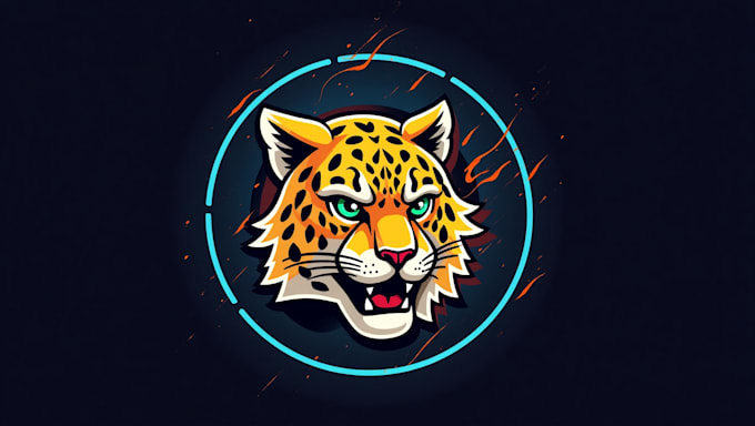 create outstanding leopard logo with express delivery