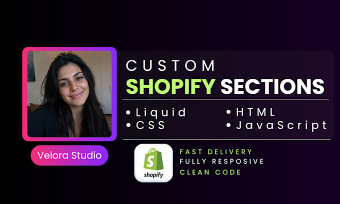 build custom shopify sections with liquid