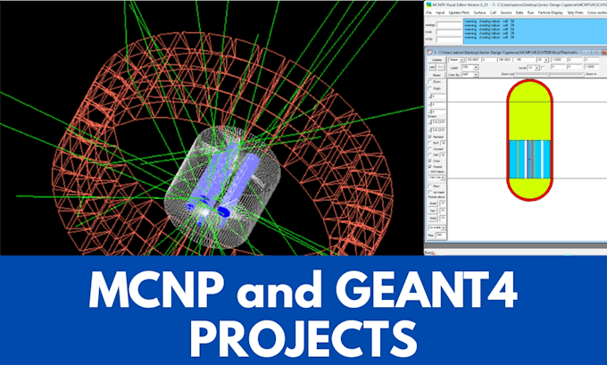 assist in mcnp and geant4 projects and research work