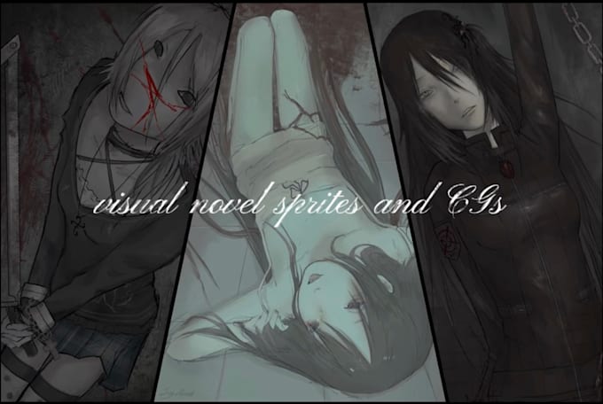 draw anime sprites or cg art for visual novel