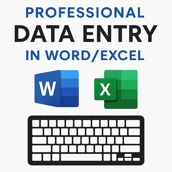 Do accurate data entry and typing in word or excel by Tanker_10242 | Fiverr