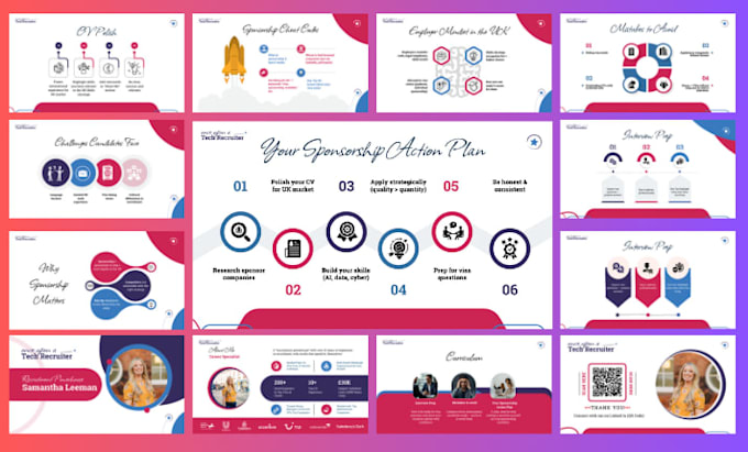 redesign canva powerpoint presentation with modern infographics