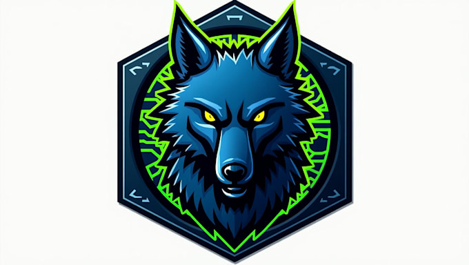 create amazing wolf head logo with express delivery