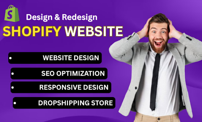 setup profitable shopify store design, shopify website design and redesign