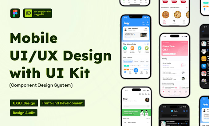 Design your custom mobile app ui ux and deliver an ui kit by ...