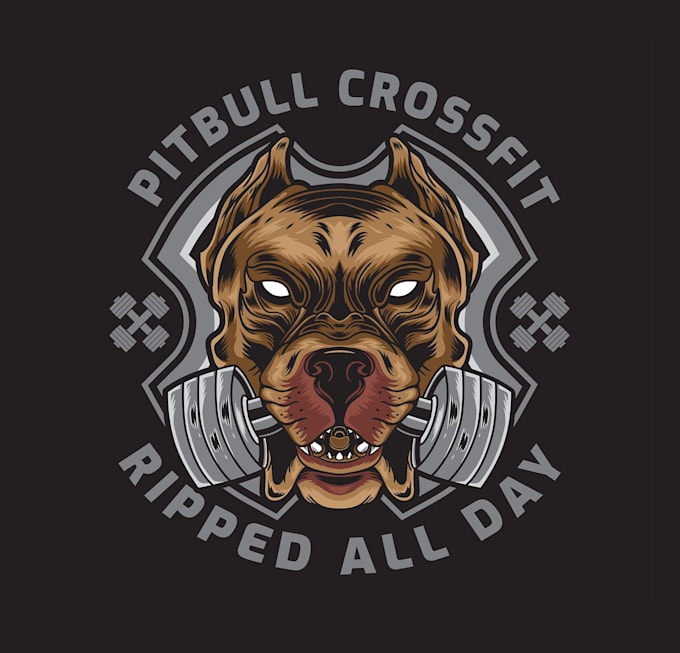 make a specially for pitbull logo with any copyrights