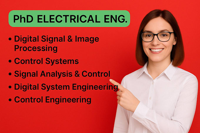 help in digital signals analysis image processing control systems engineering