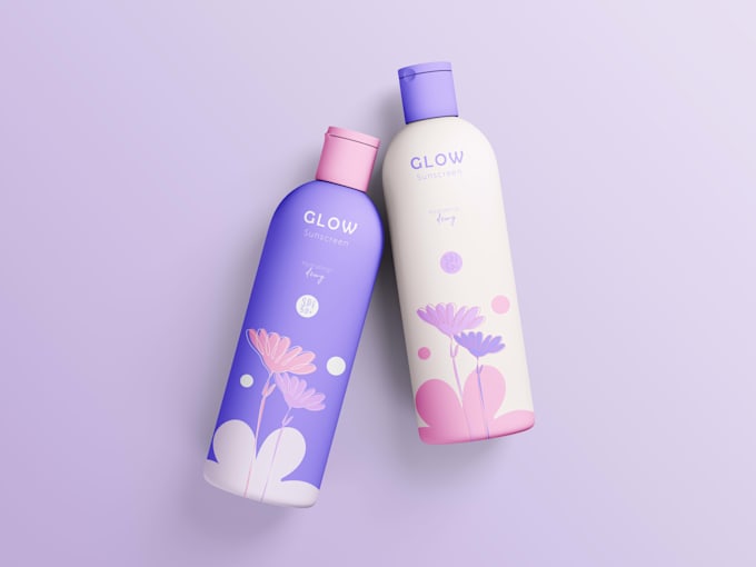 design minimal and modern packaging and logo