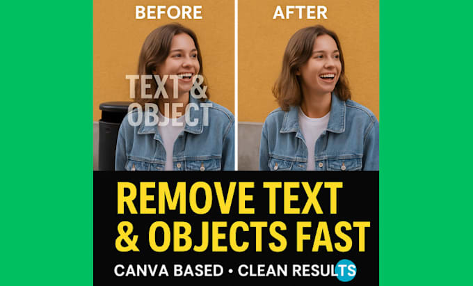 remove unwanted objects or text from any image