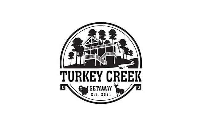 design update vacation cabin rental logo