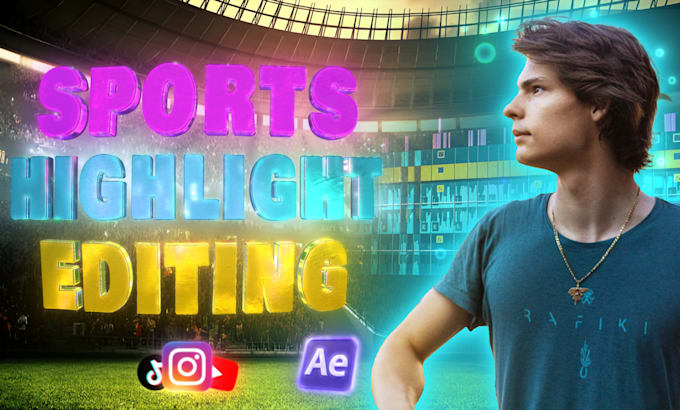 make any sport highlight, montage, edit for you