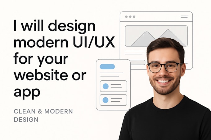 Faire une conception ui ux de site web moderne, une conception ui ux d ...
