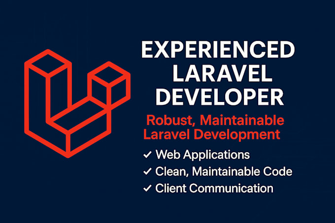 develop and fix laravel web apps with clean code