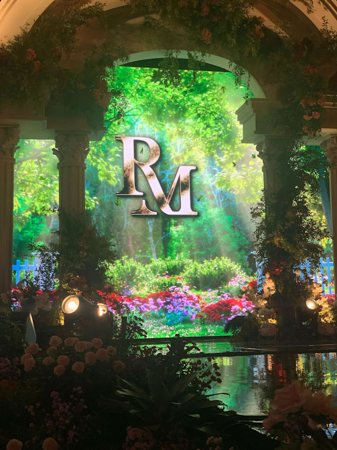 Design custom 3d animations for led screens at weddings by Suasana ...
