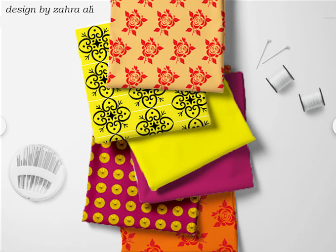 create seamless pattern designs for fabric