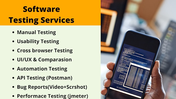 do manual QA and API test your web and app for bugs and usability