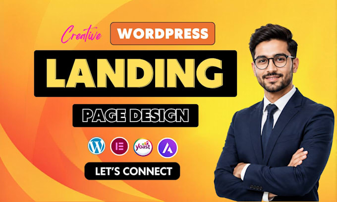 do elementor wordpress landing page design or redesign blog website