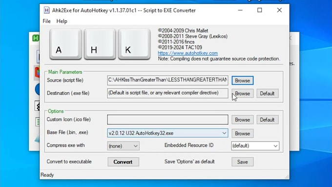 fix bug and modify your ahk autohotkey code