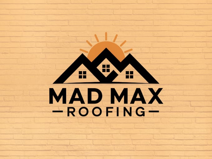 do gorgeous elegant playful roofing contractor logo design