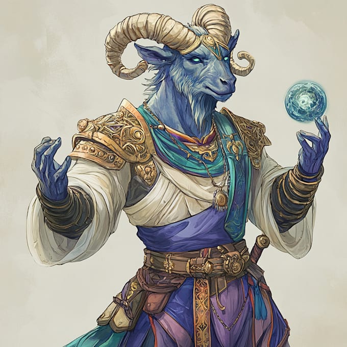 design a game character art in unique character style