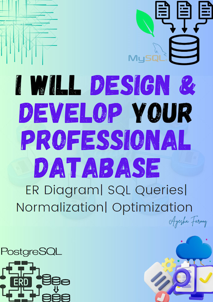 design and develop your professional database